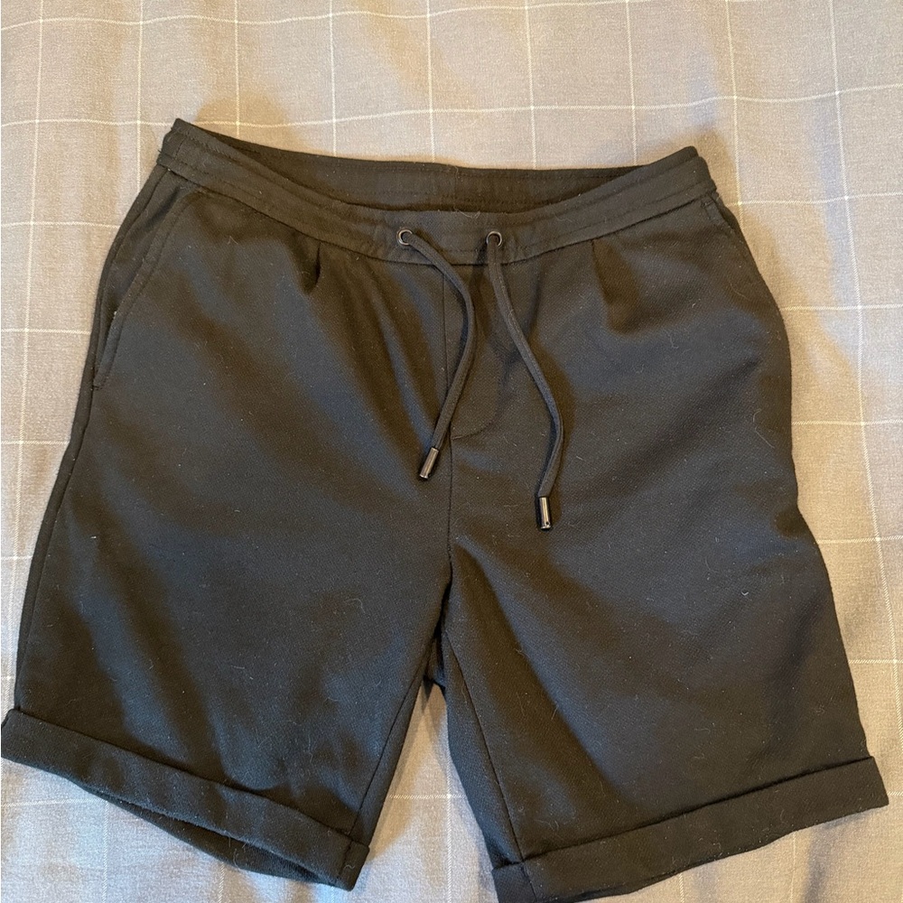 Zara Men's Charcoal Athletic Shorts